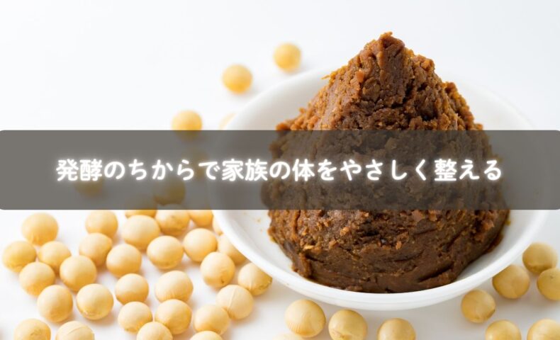 発酵食品で体を整える家族の食卓イメージ